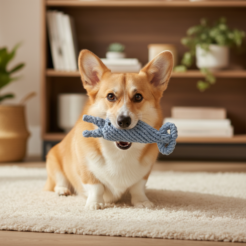 The dolphin dog toy
