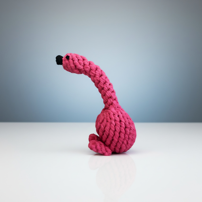 Flamingo Rope Dog Toy