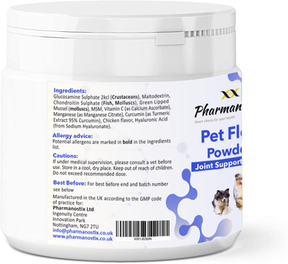 PetFlex Powder- Joint Support Supplement for Cats and Dogs 150g