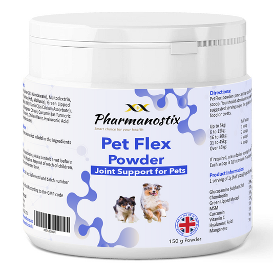 PetFlex Powder- Joint Support Supplement for Cats and Dogs 150g
