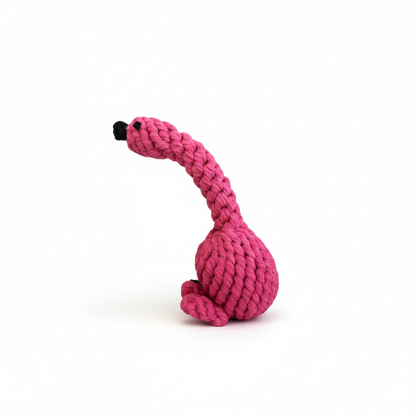 Flamingo Rope Dog Toy